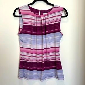 Calvin Klein sz Med Sleeveless blouse NWOT